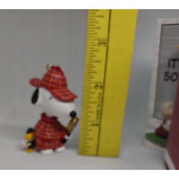 Hallmark Keepsake Ornament 2000 The Detective Spotlight on Snoopy Peanut Series - Picture 11 of 12